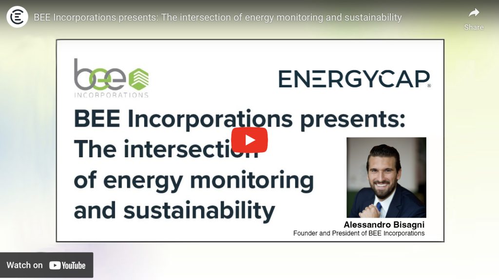 Webinar: 'The Intersection of Energy Monitoring and Sustainability' by EnergyCAP & BEE